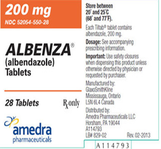 Albendazole Albenza 400mg