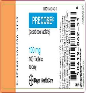 Precose 100mg tablets