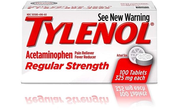 Tylenol 325 mg acetaminophen